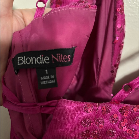 Blondie Nite Pink Sequin Gown - Picture 7 of 8